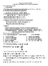 Luyện tập Toán Lớp 6 - Chủ đề Các phép toán trên tập hợp N